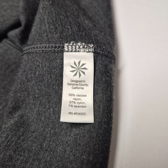 Athleta Whereupon Athleisure Womens Size Small Dress Gray Black Zip Neck - Picture 8 of 11
